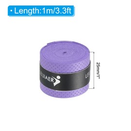 PATIKIL Drum Stick Tape Drumstick Grips Drumstick Wrap Anti Slip 4pcs 1" Width 3.3ft for Drum Percussion Drumming Accessories Purple