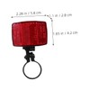 BESPORTBLE Practical Bike Reflective Supplies 4pcs Plastic Reflectors Tail Cycle