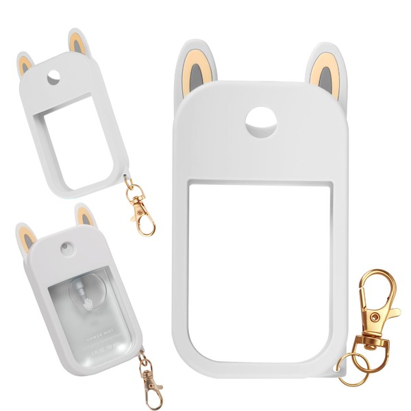 Cute Ear Silicone Case Compatible with Touchland Hand Sanitizer Spray