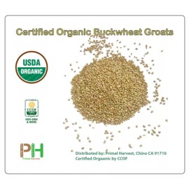 BALTORO FOODS USA Grown Certified Organic Buckwheat Groats Non-GMO, Vegan, Bulk. Baltoro Foods - 5lb