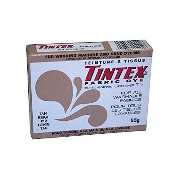 LOT OF 1 TINTEX FABRIC DYE TAN BEIGE 12