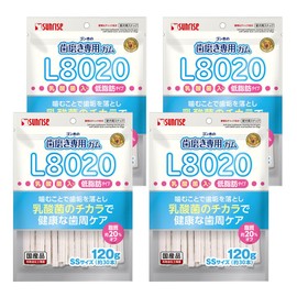 Sunrise Gonta's Toothpaste Gum SS Size L8020 Lactic Acid Bacteria Low Fat, 4.2 oz (120 g), Set of 4
