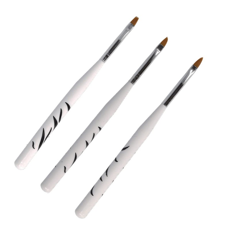 UV Builder Gel 30 ml with 3 Brush Set