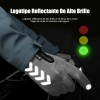 Guantes De Cuero Térmicos Impermeables Touch Para Moto/bici