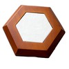 8Peak Wooden Suede Velour Jewelry Tray Jewelry Box Accessory Stand