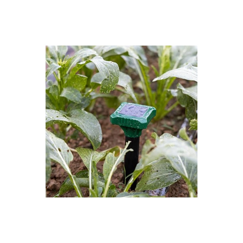 2026 Upgrade Mole Repellent Solar Powered, Vibrating Solar Mole Repellent