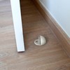 Dome Door Stop Wall Protectors with Rubber Stopper – White