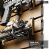 Savior Equipment Wall Rack System Heavy-Duty Steel Tactical J-Hooks for