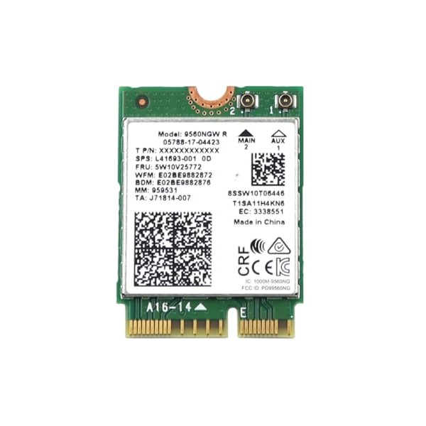 Wireless Card 5W10V25772 8S5W10V25772 Compatible Replacement Spare Part for Intel