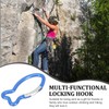 BESPORTBLE Pack of 10 Stainless Steel Carabiners: High Performance Spring