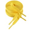 VSUDO VSUDO 60cm Length Flat Golden Yellow Trainers Shoelace, 8mm