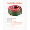 VEVOR Oxygen Acetylene Hose, 1/4-Inch x 100FT Oxy Acetylene Hose