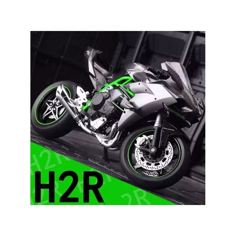 Maisto Kawaski H2r Miniatura Moto Metal De Luz Y Sonido