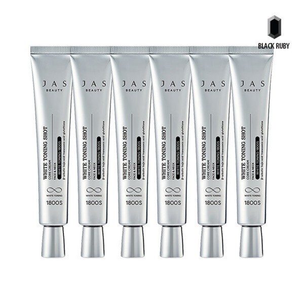 Jas White Toning Shot Core Cream 40ml x6 / Whitening