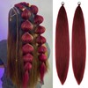 Burgundy Red Braiding Hair Extension for Braids