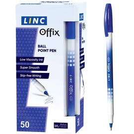 Linc Offix super smooth ballpoint pen 50 pk - Blue