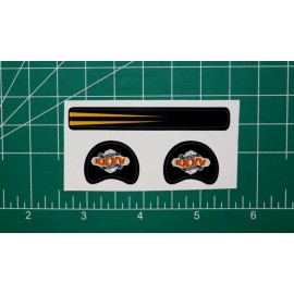 Super Bowl XXXV (35) Baltimore Ravens Football Gumball Helmets *DIECUT DECALS*