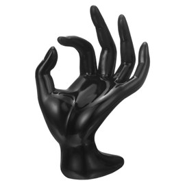 PATIKIL Hand Ring Holder, Hand Jewelry Holder Ring Display Stand Jewelry Display Base for Bracelet Holder Room Decorative, Black