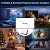 TMY 1080P Full HD Portable Mini Projector, Upgraded Bluetooth Movie