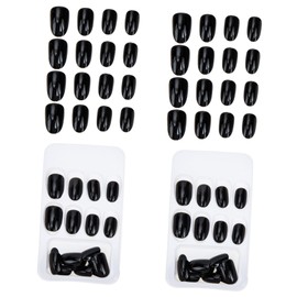 Outanaya 4sets Press Fake Nails False Nail Tips for Women Compact and Lightweight for Anytime Use for Manicure Enthusiasts