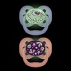 Dr. Brown's Advantage Glow-in-the-Dark Baby Pacifier, Fully Symmetrical Soother with