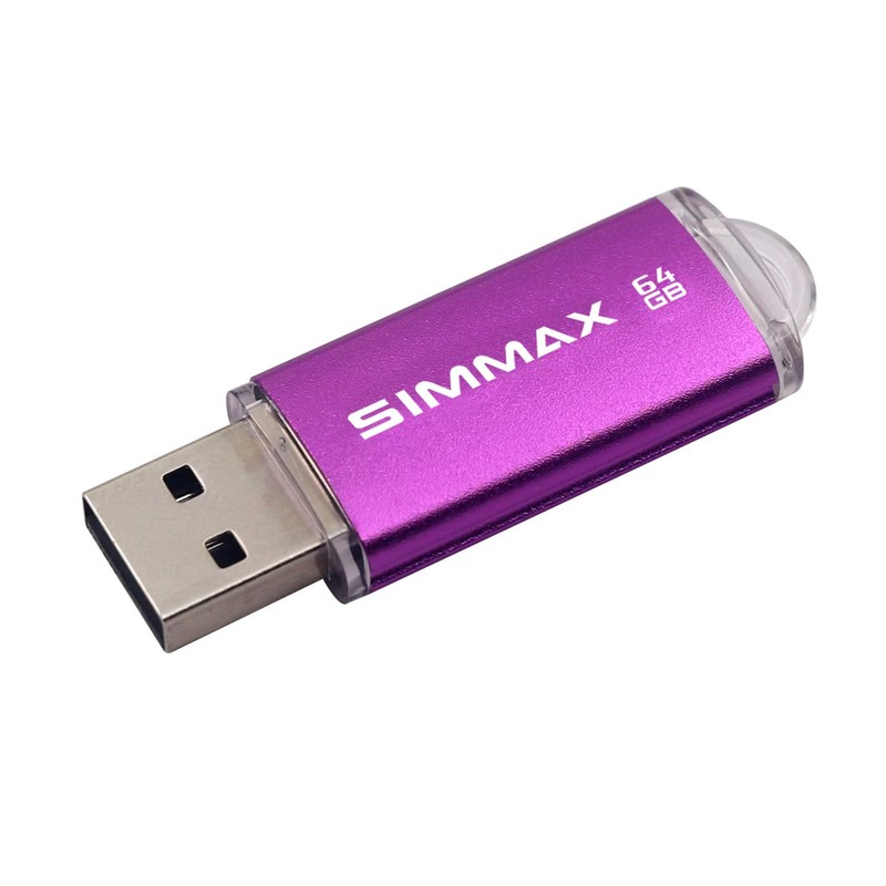 SIMMAX Memory Stick 64GB USB 2.0 Flash Drives Thumb Drive