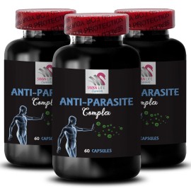 SWAN LIFE ESSENTIALS Inner Calm - ANTI-PARASITE COMPLEX - Clean Spirit 3 Bottles 180 Capsules