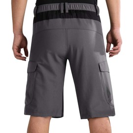 Cycorld Mens Mountain Bike Biking Shorts, Loose Fit with Zip Pockets，Bicycle MTB Shorts, Cycling Baggy Lightweight Pants