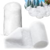 Tatuo Christmas Fake Snow Decor, Included Fluffy Snow Fiber and