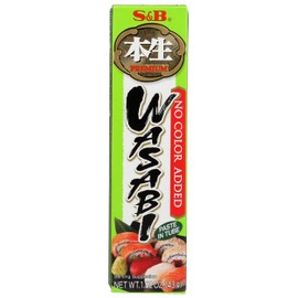 S & B Wasabi Paste In Tube, All Natural, 1.52 Ounces (Pack Of 10)