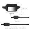 Waist Bag Double Layer Large Capacity Adjustable Strap Waterproof Nylon
