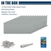 Pearwow Gutter Valley Splash Guard,Aluminum Rain Diverter Roofing Gutter Splash