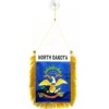 Tradewinds North Dakota MINI BANNER FLAG GREAT FOR CAR & HOME WINDOW MIRROR 2 SIDE