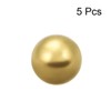 sourcing map Metric Precision Solid Brass Bearing Balls 15 mm