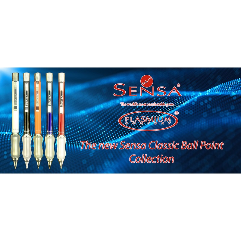 Sensa Classic Retractable Ballpoint Pen - Mango Orange