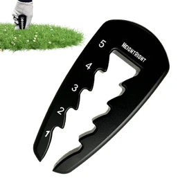 Precision Adjustable Golf Tee Height Setter Setup Tool, Golf Ball Height Adjuster Accessories Club Training Aid for Consistent Swings and Accurate Setup, Easy to Use, Course Training Practice