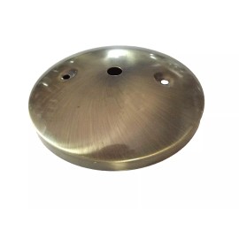 NEW/OLD STOCK MODERN ANTIQUE BRASS STEEL 5" CEILING CANOPY or BACK PLATE