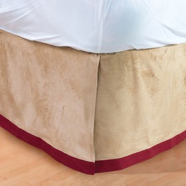 C&F Home C and F Enterprises Big Sky Coordinate Dust Ruffle Queen Bed Skirt Tan
