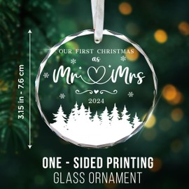 Unique Wedding Gifts for Couples 2024, Our First Christmas As Mr and Mrs Ornament 2024, Couple Wedding Gift Ideas, Wedding Gift For Newlyweds 2024, Mr and Mrs Ornament, Newlywed Gifts for Couples 2024