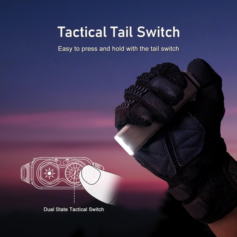 RovyVon Angel Eyes E30 Flat EDC Flashlight with Proximity Sensor,