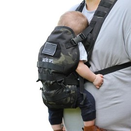 Tactic Military Baby Handsfree Toddler Carrier Sling - Black Camo
