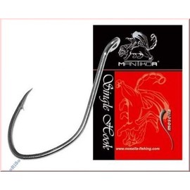 Mantikor Fishing Hooks - 4 Catfish Hooks for Catfish Fishing, Hooks for Catfish Fishing, Single Hooks for Catfish, Size: 8/0