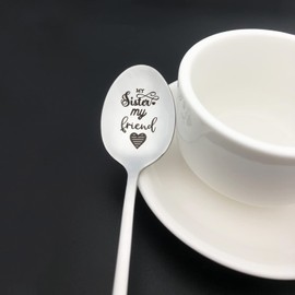Sister Gifts My Sister My Friend Spoon Gifts for Sister Best Friend Christmas Birthday Gifts for Sister Mothers Day Gifts Going Away Gifts Friendship Gifts for Women