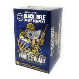 Black Rifle Coffee Company Vanilla Bomb Single Serve Pods Medium Roast - 12 count - Roasted in the USA - America's Coffee