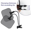 2pcs Laptop Sun Shade with Adjustable Clip Stand, Portable Working