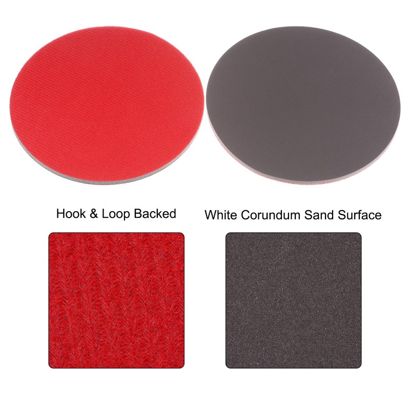 sourcing map 30pcs 3000 Grit Sanding Sponge 5 Inch Hook