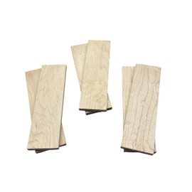 Speckled Maple 1 Pair 140x40x6mm Precious Wood Ideal for Turning on Wood, Pens, Lutheria, Musical Instruments, Cutlery, Wooden Handles, Sculpture, Jewelry (3)