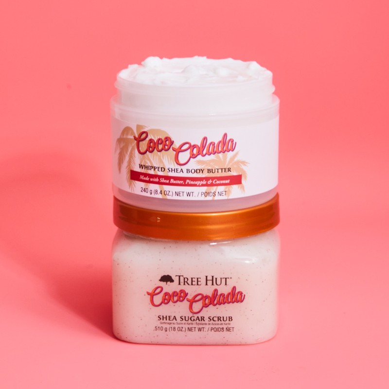 tree hut Choose 1 Tree Hut Body Scrub & Whip