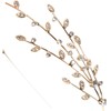 Healeved Elegant Rhinestone Branch Headband for Women Wedding Bride Hair