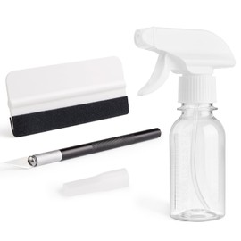Kromapolis Window Tint Kit, 3 Pieces Window Film Installation Kit for Car & Glass, Complete Application Tool Kit Includes Felt Squeegee, Carving Knife, 100ML Spray Bottle